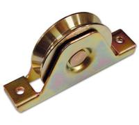 Ruota Gola a V a Supporto Interno per Cancelli Ø 120 mm Piastra 38 mm Fc 335 1PZ