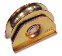 Ruota Gola ad U per Cancelli Ø 120 mm Spessore 22 mm Piastra 42x126 mm Fc 332