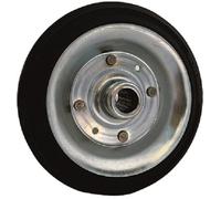 Ruota gommata senza supporto 150x40 mm