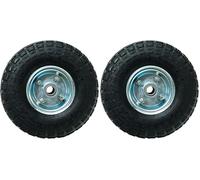 Ruota gonfiabile 10 metallo Ø 260 x 85mm WERKA PRO Foro 20mm (Confezione da 2)