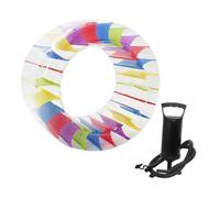 Ruota gonfiabile per piscina, galleggiante, giocattolo colorato per piscina per interni ed esterni, per prato, laghetto, divertimento, XL