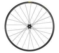 Ruota gravel avant 6 trous axe traversant cassette Cerchione Mavic 700 Allroad Tubeless Ready Disc 12-142 Shimano 622-22 Noir 12/100 mm