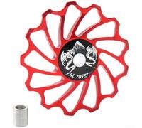 Ruota Guida Bicicletta 11T 7075 Alluminio Ultra Liscio | Design a basso rumore, funzionamento silenzioso, cuscinetto interno ad alta lubrificazione, guida stabile