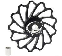 Ruota Guida Bicicletta 11T 7075 Alluminio Ultra Liscio | Design a basso rumore, funzionamento silenzioso, cuscinetto interno ad alta lubrificazione, guida stabile