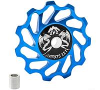 Ruota Guida Bicicletta 11T 7075 Alluminio Ultra Liscio | Design a basso rumore, funzionamento silenzioso, cuscinetto interno ad alta lubrificazione, guida stabile