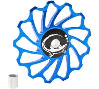 Ruota Guida Bicicletta 11T 7075 Alluminio Ultra Liscio | Design a basso rumore, funzionamento silenzioso, cuscinetto interno ad alta lubrificazione, guida stabile