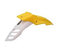 Ruota Hugger Mud Guard Parafango Anteriore Universale Per Motocross Parti Di Ricambio Per Motociclette(White yellow)