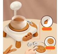 Ruota in ceramica per bambini per il corso di ceramica per l'insegnamento