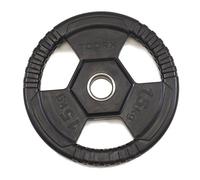DISCO in GHISA NERA GOMMATO TRI GRIP FORO Ø 50mm boccola inox svasata TOORX