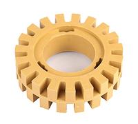 Ruota in Gomma 4 Pollici per Lucidatura e Molatura Professionale, Kit Completo Accessori per Denti a Zigzag (4 Pollici Vuoto)