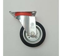 Ruota in gomma da 150mm standard con piastra girevole