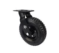 Ruota in gomma gonfiabile con ruote normali da 8 pollici, 1 pezzo, universale e pesante(8-inch-A-braked)