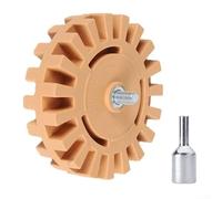 Ruota in gomma resistente per rimuovere efficacemente adesivi, decalcomanie e gessati