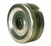 Ruota in lamiera Ama 400x100mm Mozzo Portacuscinetto Made in Italy