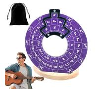 Ruota in lega di alluminio, per teoria musicale, teoria musicale della chitarra, strumento di precisione per chitarristi, bassisti, pianisti, strumento di melodia robusto