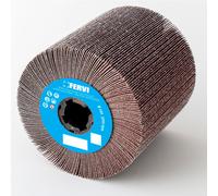 Ruota in tela abrasiva per satinatrice 100 x 50 mm grana 120