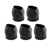 Ruota in TPE per sedie 5 pezzi accessori di protezione del pavimento compatibili con la maggior parte delle ruote standard per la cura dei pavimenti duri