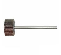 RUOTA LAMELLARE CON GAMBO LUNGO 20x15x6x100mm - GRANA 80 - ROSVER