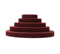 Ruota lamellare in nylon non tessuto per lucidare metalli e legni grana 320, dimensioni da 4 a 12 pollici (300 mm)