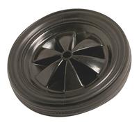 Ruota leggera cerchio in plastica profilo scanalato Ø 185 mm P 25 kg