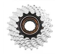 Ruota Libera 6V 14-24 Denti per Bici da Corsa - Argento/Nero
