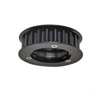 Ruota libera per bicicletta, 22 denti, in lega di alluminio, compatibile con corpo mozzo HG e cintura HTD-8M-12, nero