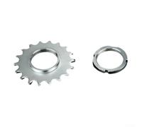 Ruota libera per bicicletta singola per pignone di velocità 13T-18T Set ingranaggio in acciaio con anello di bloccaggio per mozzo a cambio fisso MTB