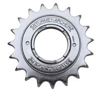 SunRace - Ruota Libera a 19 Denti per Catena, cromata, 1/2 x 3/32