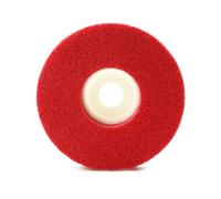 Ruota lucidante in fibra 1/3/5/10 pezzi 4 pollici x 5/8 pollici in fibra di nylon rosso piatto abrasivo lucidatura disco disco tampone durezza 9P for smerigliatrice angolare(1pc)