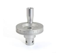 Ruota manuale del tornio della lega di alluminio della scala incisa che fornisce alta precisione e longevità per applicazioni elettriche e della macchina 63 7mm (10mm)