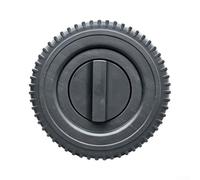 Ruota mobile per barbecue con diametro di 17,8 cm, mozzo da 16 mm, per sterzare e sopportare carichi su unità di cottura all'aperto (2 pezzi) A)