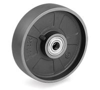 Ruota monolitica in ghisa 600kg diametro 100 meccanica tellure rota SERIE 69