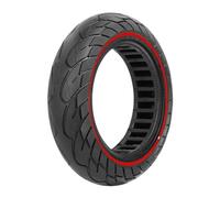 Ruota Monopattino Elettrico Scooter elettrico da 10 pollici che smorza la gomma esterna solida for l'E-Scooter 60/70-6.5 gomma solida interna cava(Red)