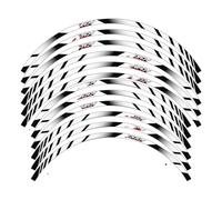 Ruota moto Adesivi Ruote Moto Strisce Cerchi Corsa Decalcomanie Accessori PER x&adv 750 x&adv 750 Adesivo Decalcomania(White)