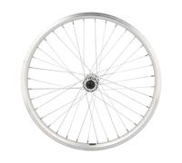 Ruota MTB 20" anteriore con bloccaggio, cerchio argento Mach1 ER10, doppia paret