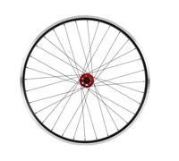 Ruota MTB 29 Pollice Set Alluminio Leggero Doppio Disco, Resistente | Alluminio E Acciaio Leggeri, Diametro 29", Compatibile Freni A Disco Doppio Sei Fori, Montaggio Rapido, Stile Nero-Rosso
