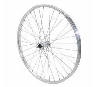 Ruota MTB copertone 24" alluminio anteriore mozzo in alluminio asse pieno (vendu