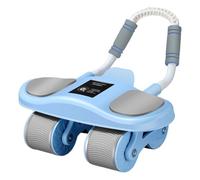 Ruota muscolare addominale | Roller muscolare addominale per l'allenamento delle donne | Parzionario automatico con supporto a gomito, dispositivo fitness per esercizi energetici in