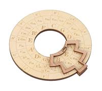 Ruota Musicale Cerchio delle Quinte in Legno - Strumento per Accordi per Musicisti - Cerchio Melodico Educativo e Ruota per Accordi Musicali per la Comprensione Armonica
