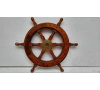Ruota nave in legno grande volante capitano ruota parete nautica 24'' parete ...