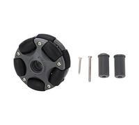 Ruota Omnidirezionale Rotante a Doppia in Plastica da 58 Mm con per NXT e Motore, Elevata capacità di Carico