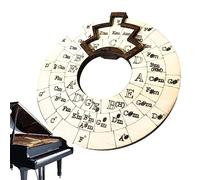 Ruota per accordi per chitarra, strumento melodia in legno, strumento per imparare a suonare gli accordi per chitarra, strumento per imparare a suonare canzoni ed esplorare la musica, strumento
