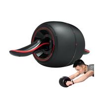 Ruota per addominali, attrezzo da ginnastica silenzioso con rimbalzo automatico per allenare addome, petto, braccia e schiena, accessorio per la casa