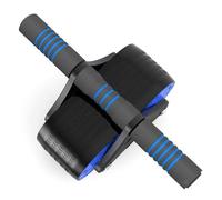 Ruota per Addominali Automatica Blu in ABS e Gomma | Ritorno Automatico, Uso Semplice e Compatto, per Principianti Fitness, Casa e Ufficio