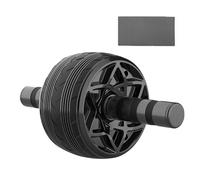 Ruota per addominali, per allenamento automatico, materiale resistente, attrezzatura per allenamento a casa, rullo compatto per allenamento addominali, esercizi per tutto il corpo, palestra, fitness