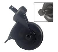 Ruota per barbecue da esterno con freno di bloccaggio e facile rotazione di 360