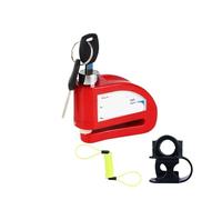 Ruota Per Bicicletta Moto Accesso Serrature Per Freni A Disco Sicurezza Blocco Per Universale Per Scooter Bloccadisco Lucchetto(Red2)