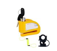 Ruota Per Bicicletta Moto Accesso Serrature Per Freni A Disco Sicurezza Blocco Per Universale Per Scooter Bloccadisco Lucchetto(Orange2)