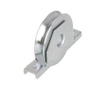 Ruota per cancelli con supporto interno 2 cuscinetti Gola V con scarico ART. 393/A IBFM (MM.120)
