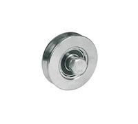 Ruota per cancelli Ibfm 2 cuscinetti a sfera gola V art. 362 Ø 200 mm.